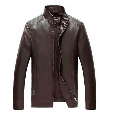 Winter Brand PU Leather Jacket Men Black Motorcycle 2021 Faux Fur Leather Jackets Overcoat Jaqueta Male Jacket Coat 4XL 5XL 50