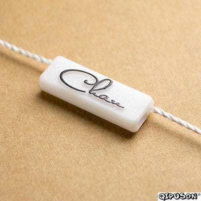 DH19001 Higt quality PVC hang tag string in apparel,hang tag strings cord for garment,stringing price hangtag or seal tag