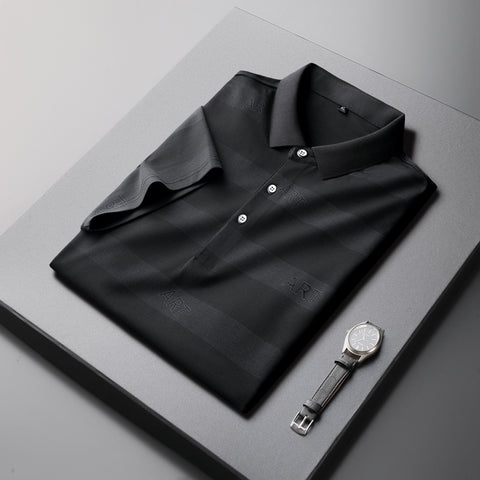 men&#39;s summer breathable polo shirt 2022 new Lapel Men&#39;s Top T-Shirt Polo Business Casual Polo Shirt Men&#39;s 7XL 8XL