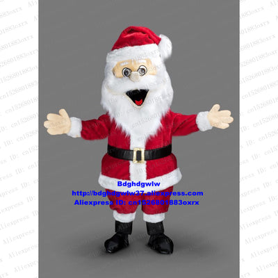 Father Christmas Santa Claus Clause Kriss Kringle Mascot Costume Cartoon Character Festival Gift Manners Ceremony zx2468
