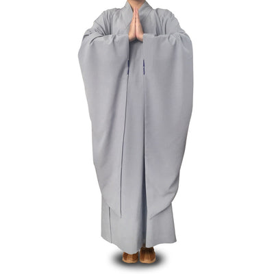 Gray Monk Robe Meditation Clothing Men Women Shaolin Uniform Monk Costume Moine Zen Buddhist Monk Robes TA1823