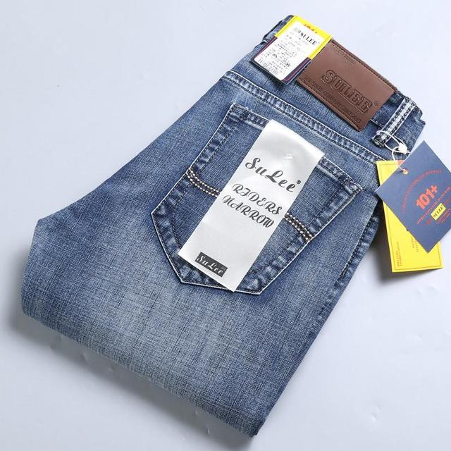 2023 LEEFIICO Brand Best Price Comfort Straight Denim Pants Men&#39;s Jeans Business Casual Elastic Male High Quality Trousers