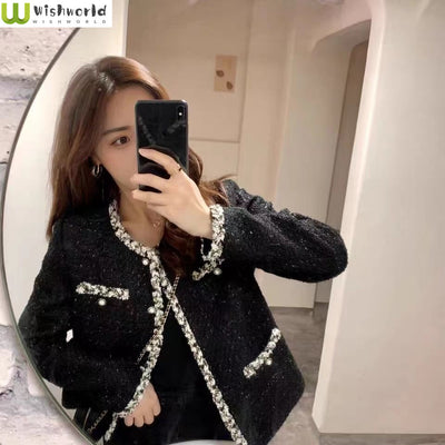 French Celebrities Fashion Coat Women&#39;s Spring and Autumn 2022 New Korean Casual Loose Elegant Women&#39;s Short Coat