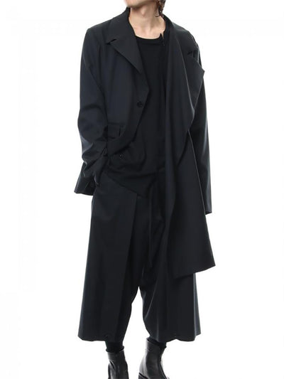 XS-5XL New arrive Men&#39;s clothing fashion GD hair stylist Catwalk Long irregular casual suit coat plus size Singer costumes