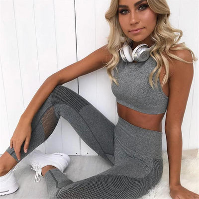 Women Fitness Yoga Set Gym Sports Running Tracksuit Jogging Dance Sport Suit Workout Clothing T-Shirts Pants Set