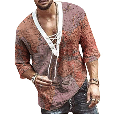 Shirt For MenPol yesterHalf Sleeve Vacation Regular