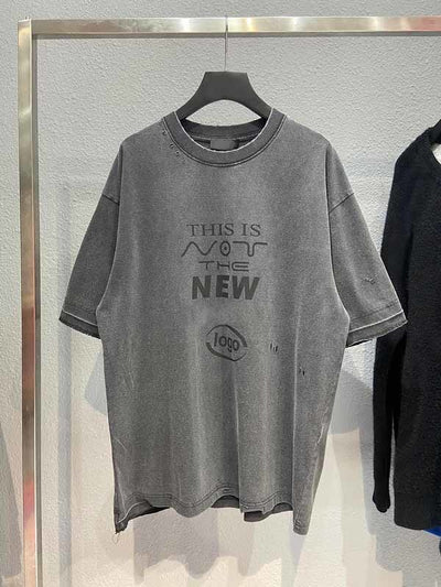 T-shirt de luxe à manches courtes pour hommes et femmes, surdimensionné, en coton, avec imprimé, 2022