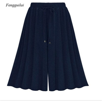 Summer Women&#39;s Wide-Leg Pants, Women&#39;s Nine-Point Black Pants, Women&#39;s Loose High-Waist Women&#39;s Pants, Wild Flared Pants