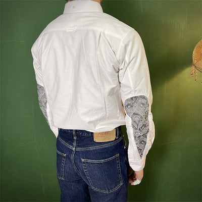 20W16 Asian Size Genuine Super Quality Stylish Durable Slim Fitting Mans 9oz 250 GSM Cotton Shirt
