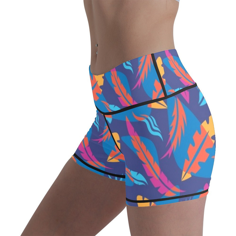 Digital 3D Printed Hip-Lifting High-WaistYoga Pants Women&#39;s Sports High Energy Yoga Movement Shorts Tight Pants Fitness Leggings