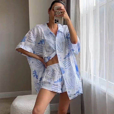 2 Piece Sets African Sets For Women New African Print Elastic Bazin Baggy Shorts Rock Style Dashiki Famous Suit Lady Outfits