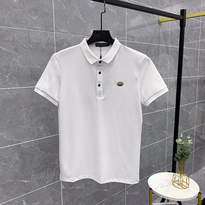 New Luxury 2022 Men Green Crown Bee Fashion Polo Shirts Shirt Hip Hop Skateboard Cotton Polos Top Tee Asian Size M-4XL #A601