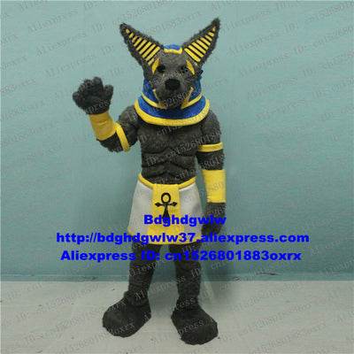 Dark Grey Wolf Coyote Jackal Dhole Mascot Costume Adult Cartoon Character Recreation Ground Annual Symposium zx2233