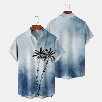 Large Neck Shirt Men Mens Printed Hawaiian Shirts Short Sleeve Button Down Beach Shirts Sport T Shirt Bodysuit Short Sleeve