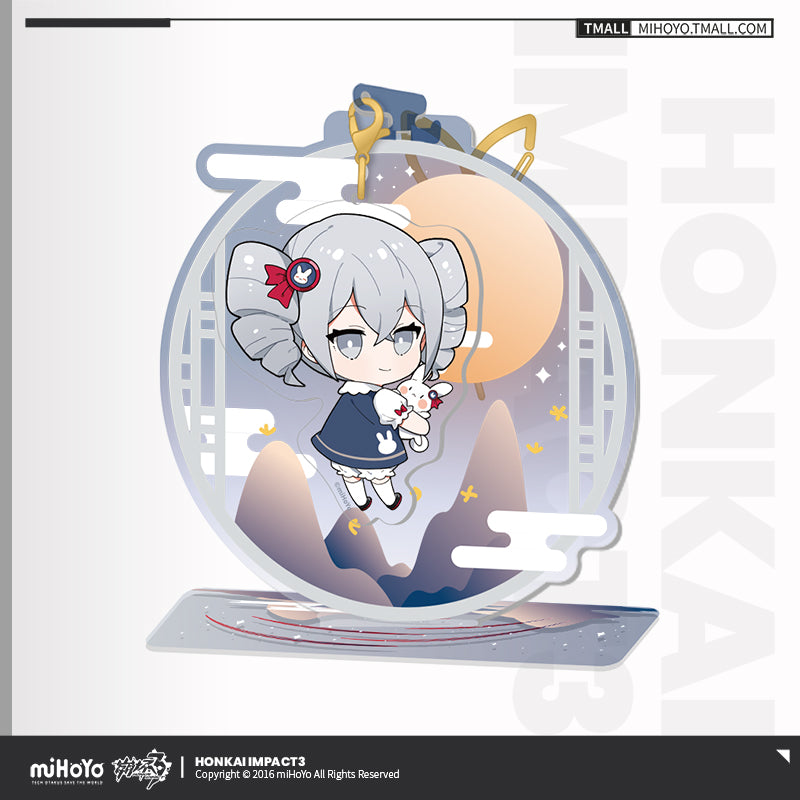Anime Honkai Impact 3 Kiana Kaslana Fu Hua Bronya Zaychik Raiden Mei Hang Acrylic Pendant Keychain Stand Figure Model Desk Toy