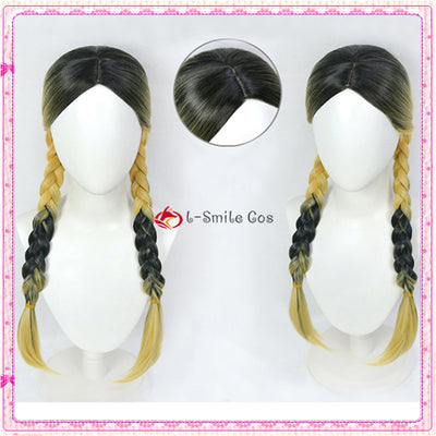 Tokyo Revengers Haitani Ran Haitani Rindo Cosplay Wig Tenjiku Rokuhara Tandai Double Long Twist Braid Hair Wig + Wig Cap