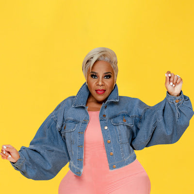 Plus Size Jean Jacket 2022 Autumn Solid Denim Short Coat Winter Lady Fashion Sexy Club Outfits Female Casual Wholesale Clothes