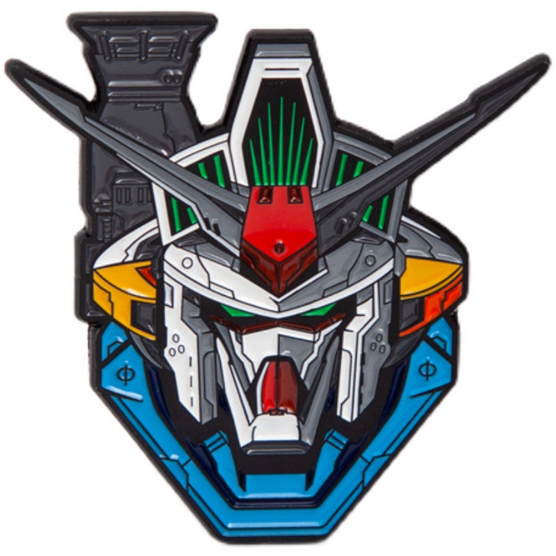 Anime GUNDAM RX78-GP02A Theme Metal Badge Button Brooch Pins Collection Medal Toy Fashion Pendant Souvenir Accessories Gift
