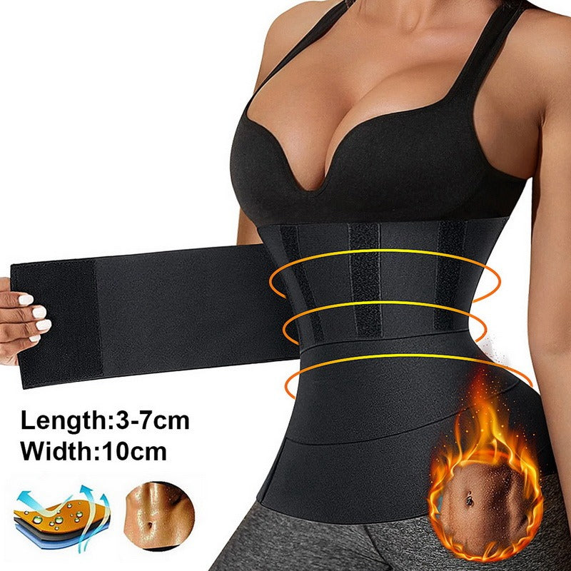 Jodimitty Waist Trainer Women Bandage Belt Tummy Wrap Lumbar Waist Support Belt Slimming Adjustable Belly Waist Wrap Shapwear