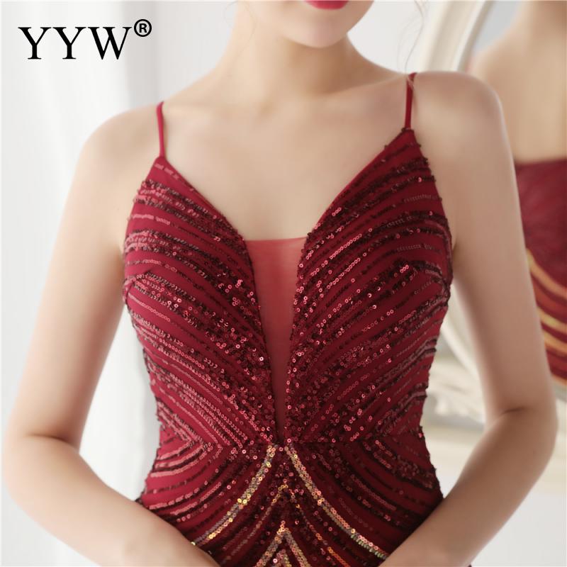 Short Sequin Dress Red New Year Dress Sleeveless Suspender A Line Knee Length Evening Dresses For 2022 Christmas Party Dresses