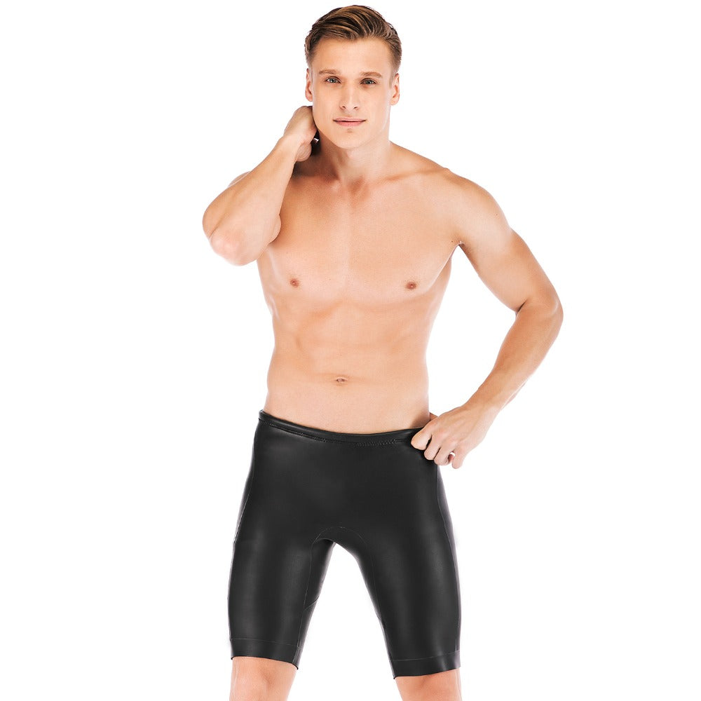 Men Women 3mm Triathlon high quality Keep warm High Elastic Neoprene buoyancy shorts CR light smooth shin Diving pants shorts
