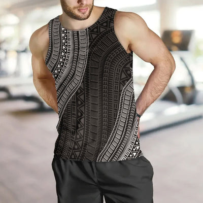 Bodybuilding Tops for Men Men Spring Summer Shirt Fashion Beach Top O Neck Shirt Tanks Top Loose Sleeveless Printed Vacation