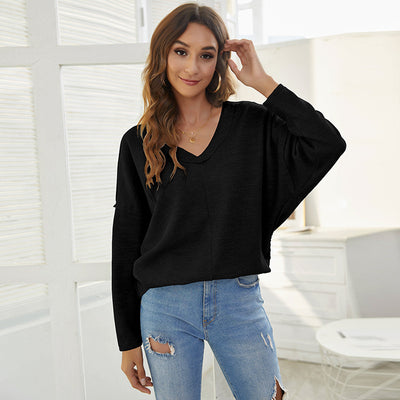 Zagros 2021 Autumn Knitted Sweater Women Casual Loose One Shoulder Sweaters Fashion Solid Long Sleeve Top Pullover Plus Size