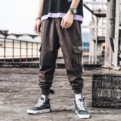 ZhuZunZhe 2021 Streetwear Pockets Jogger Pants Men Overalls Mens Hip Hop Summer Pants Male Ankel-lengthe Sweaptpants