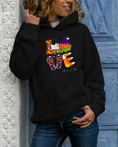 Print Hoody Women Street Fashion Hoodie With Hood Women'S Winter Plus Size Sweatshirt Female