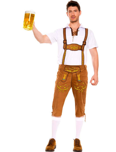 Men Beer Festival Suit Beer Men Halloween Costumes Adults Oktoberfes CostumesHalloween Cosplay Costumes Set 3 Colors
