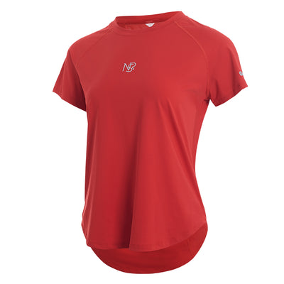 Women Sport Tops Mesh Stitching Breathable Yoga Shirt Short Sleeve Running Gym Fitness T-shirts Nylon Spandex Elasticity Tee
