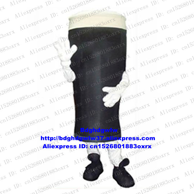 Black Beer Cup Draught Beer Jug Beer on Draft Mascot Costume Adult Cartoon Character Prevalent Prevailing Scenic Spot zx2657