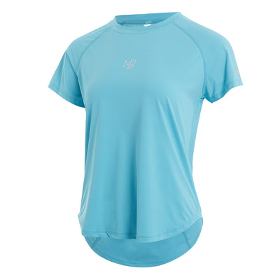 Women Sport Tops Mesh Stitching Breathable Yoga Shirt Short Sleeve Running Gym Fitness T-shirts Nylon Spandex Elasticity Tee