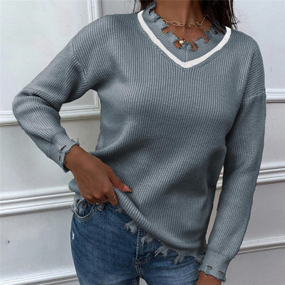 Women Fashion Knitted Sweater Soft Jumper Sexy Sweaters Women Vintage Leisure Top Women Oversized Korean Knitwear Female