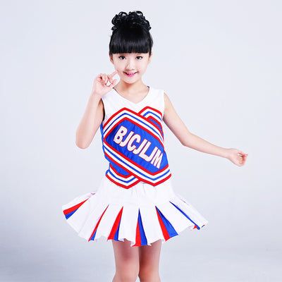 Children Classs Calisthenics Suit Girl School Uniforms Set Kid Girls Student Competition Suit Girl Cheerleader Suits
