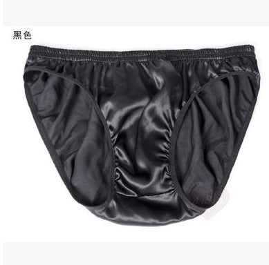 Men increase the 30 mmeterweight silk underwear triangle pants  mulberry silk and stretch underwear