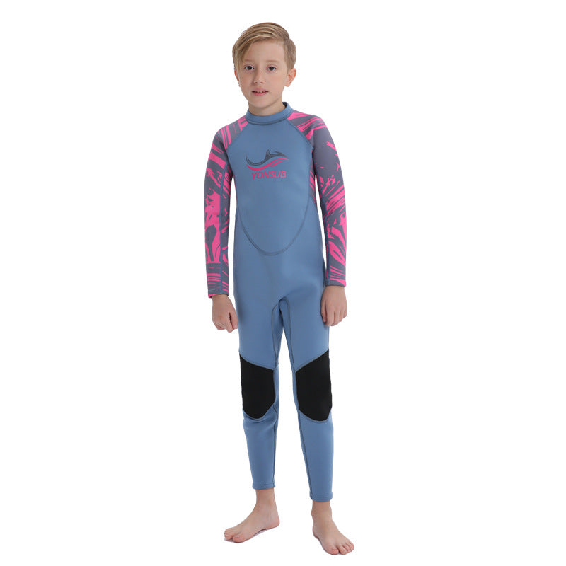 2MM Neoprene Underwater Hunting Surf Wetsuit Scuba Jellyfish Swimwear Children Bathing Snorkeling Keep Warm Kayaking Diving Suit