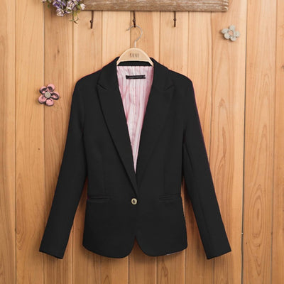 Fashion 2021 Spring Autumn Blazer Women Suit Foldable Brand Jacket Made Of Cotton & Spandex Ladies Refresh Blazers Candy Color