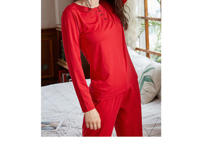 Autumn Winter Cotton solid color Men&#39;s Pyjamas Pajamas Set Casual Male Sleepwear Pyjamas Night couple Pijamas 3XL Homewear