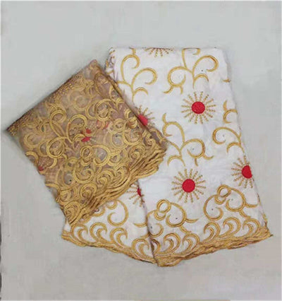 African lace fabrics high quality cotton bazin riche gerzner wholesale bazin brode getzner 2021 nouveau for women 5+2yard/lot
