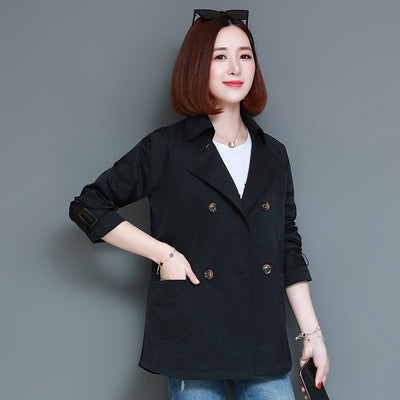 AYUNSUE 2022 Trench Coat for Women Spring Autumn Clothes Women Coats Elegant Korean Women&#39;s Windbreaker Manteau Femme KJ5991