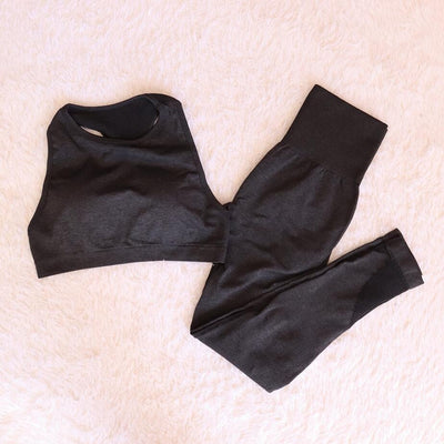 women Mesh Seamless yoga set Sports Suits Women's Yoga Set High Waist GYM Fitness Pants Top Sportswear Women Leggings+Bra