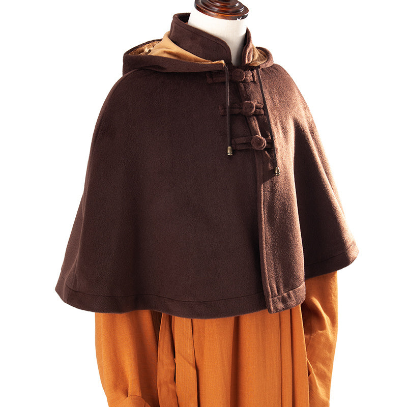 Fanlin meditation shawl meditation shawl Guanyin cloak short small coat monk clothes autumn and winter shawl Buddhist Women&#39;s