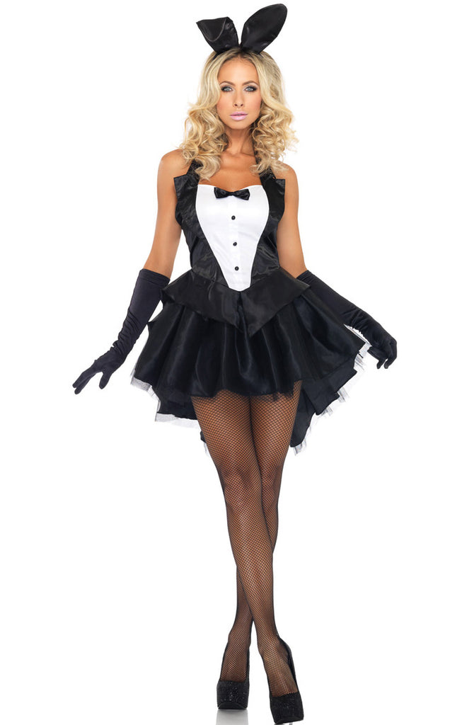 Sexy  Costume Dress+Gloves+Hairwear Ladies Halloween Swallow-tailed Costume Fantasy Magician Halloween Carnival Costumes