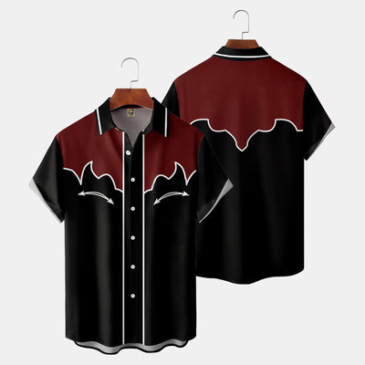 Large Neck Shirt Men Mens Printed Hawaiian Shirts Short Sleeve Button Down Beach Shirts Sport T Shirt Bodysuit Short Sleeve