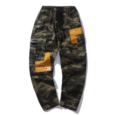 Camouflage personality fashion loose pants mens feet trousers pantalones hombre cargo Straight harem pants for men pantalon