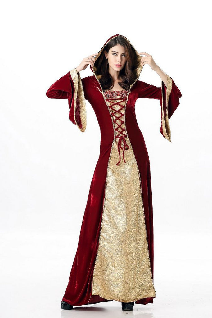 Halloween Female Costumes European Court Retro Queen Cosplay Costume Masquerade Party Evening Garment Christmas Carnival Dress