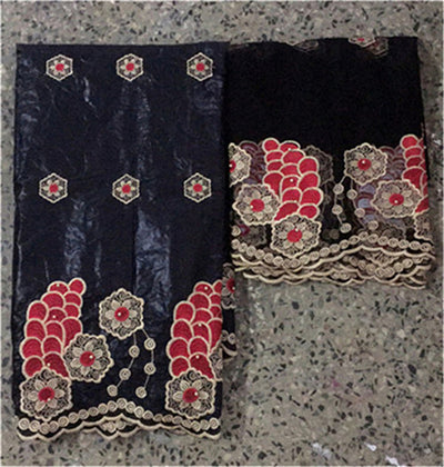 Bazin riche getzner 2021 tissu african jacquard brocade lace fabric cotton bazin brode lace nigerian gele headtie5+2yard/lot