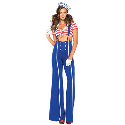 Sexy Sailor Costume Women&#39;s Navy Costume Halloween Party Masquerade Uniforms Cosplay Female Navy