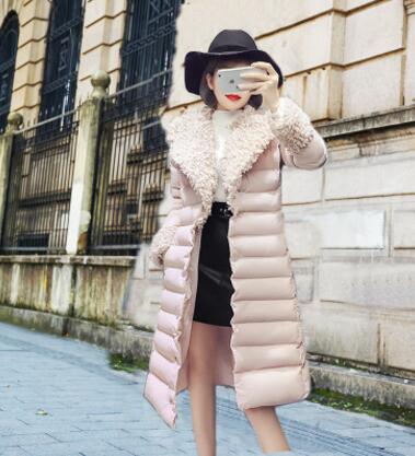 Women down jacket fashion winter cotton jacket female long slim women down cotton coat Korean version ladies cotton coat female